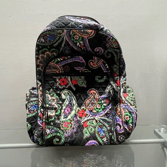 Vera Bradley Black and Red Patterned Backpack Vera Bradley | Bags | Vera Bradley Black And Red Floral  main image 4